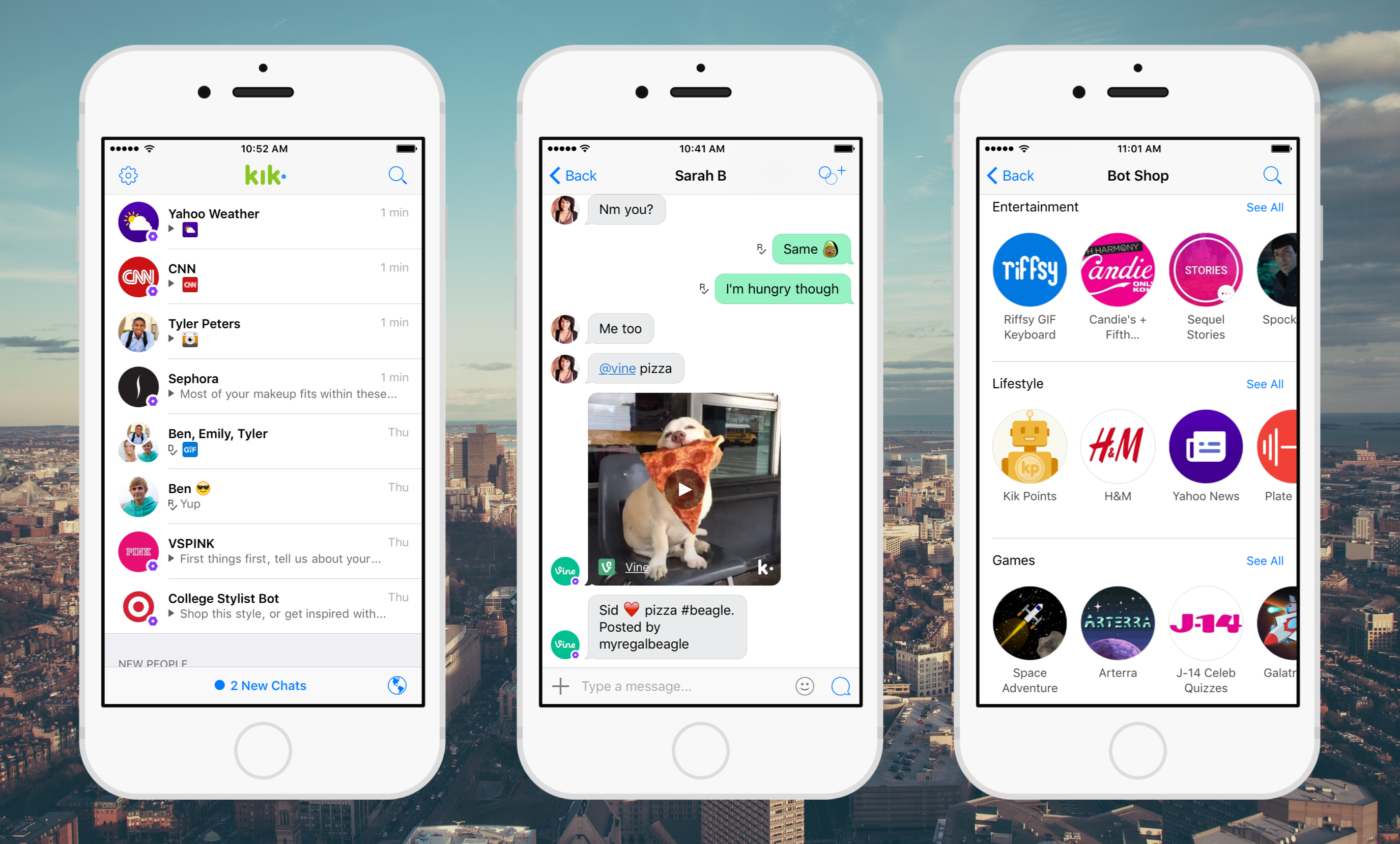 chatbots on kik