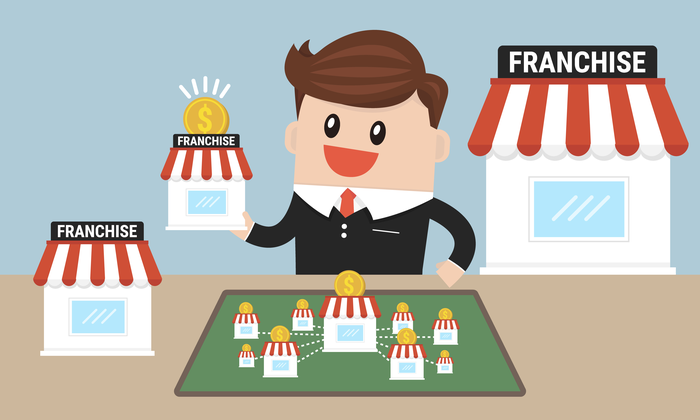 franchise stores in different locations