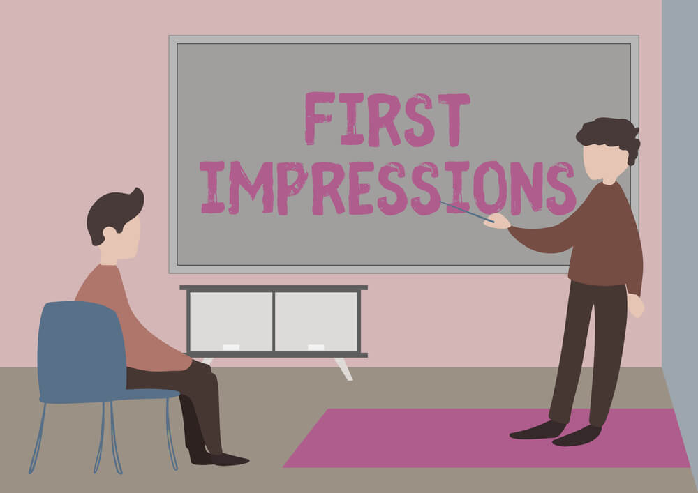Marketer teaching franchise about how to make a good first impression with franchise SEO.
