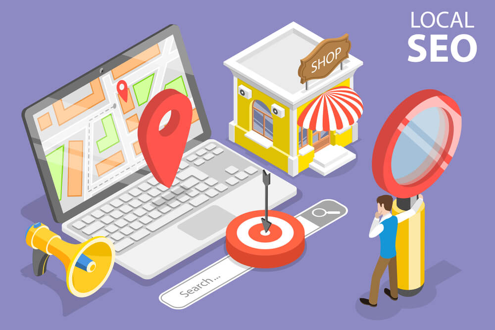 Franchise business optimizing for local SEO to boost visbility and attract new customers. 