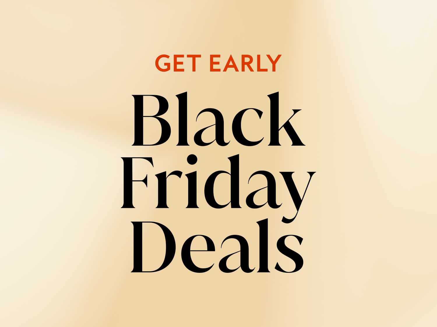 early black friday deals