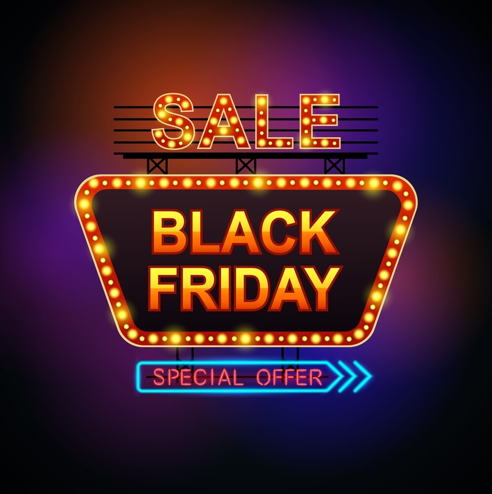 special offer poster for Black Friday sale.