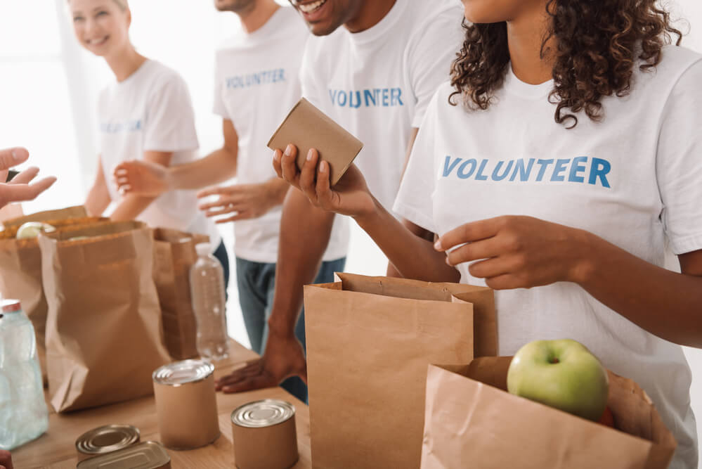SEO company West Palm Beach volunteering at a local charity event