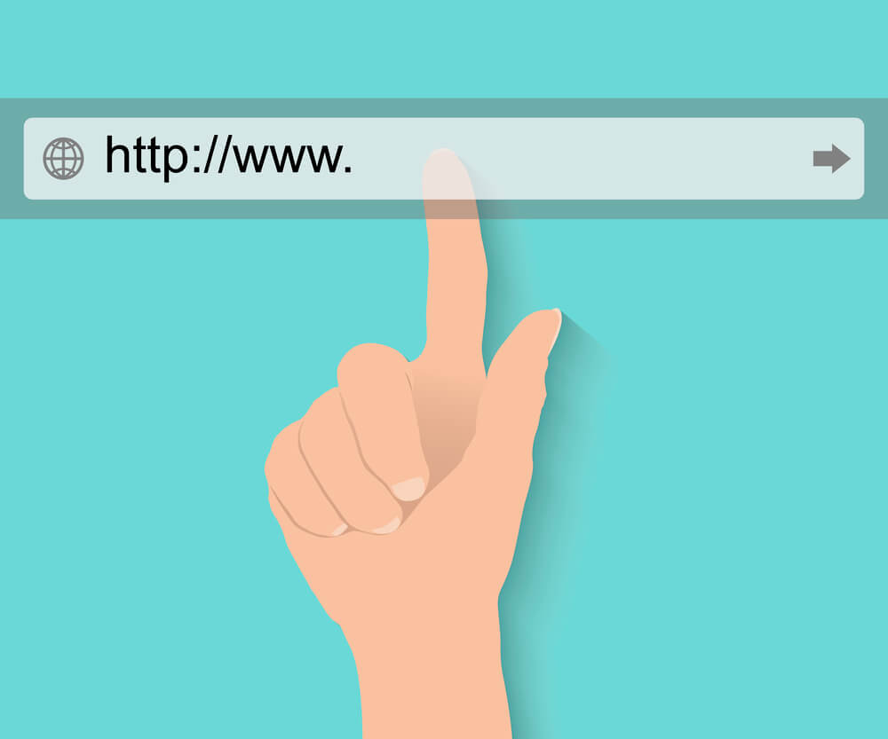 illustration of a Google search box