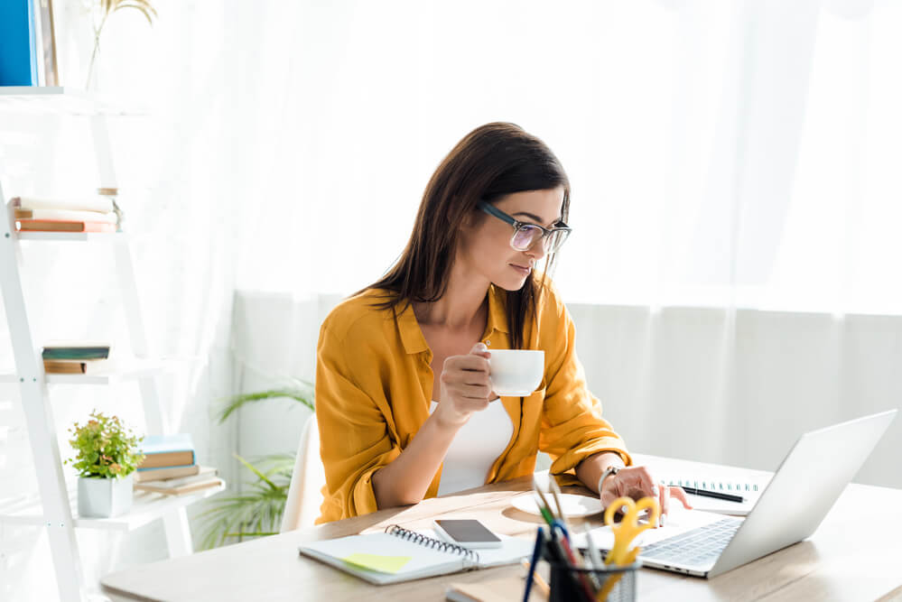 Marketer doing audience research to make sure content is highly targeted.