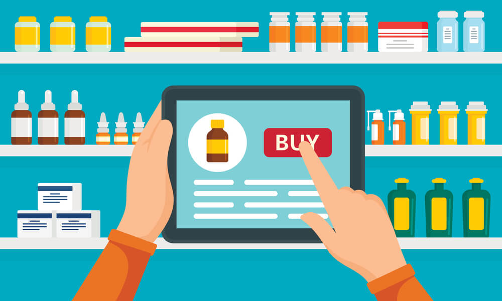 Electronic prescription dental software concept.