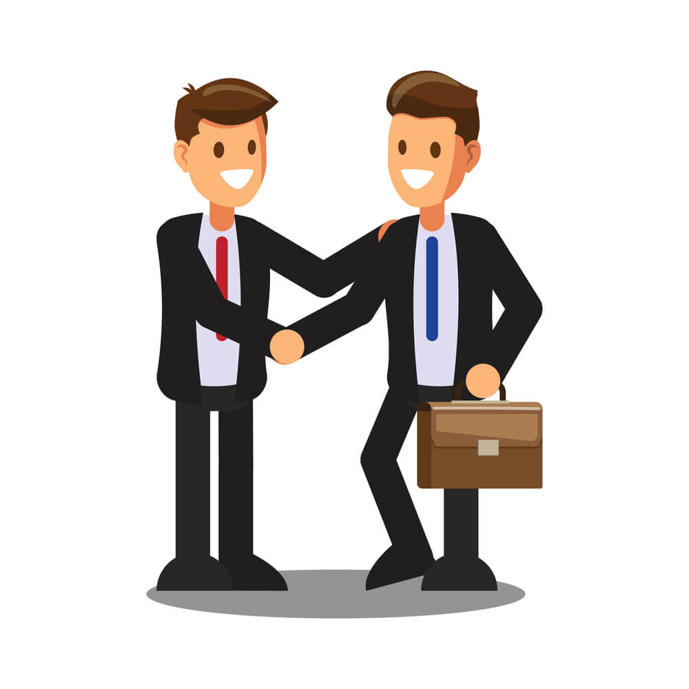 Customer buys from business man because he trusts him.