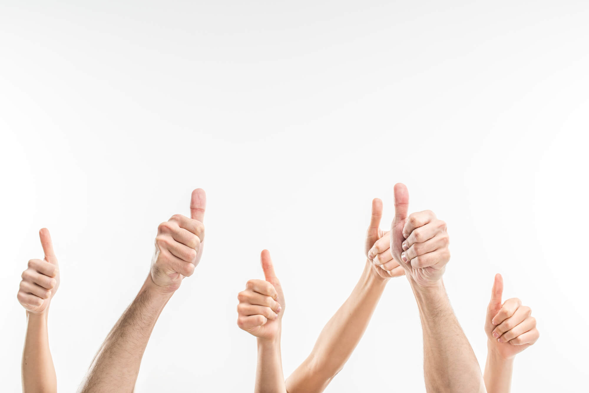hands giving thumbs up
