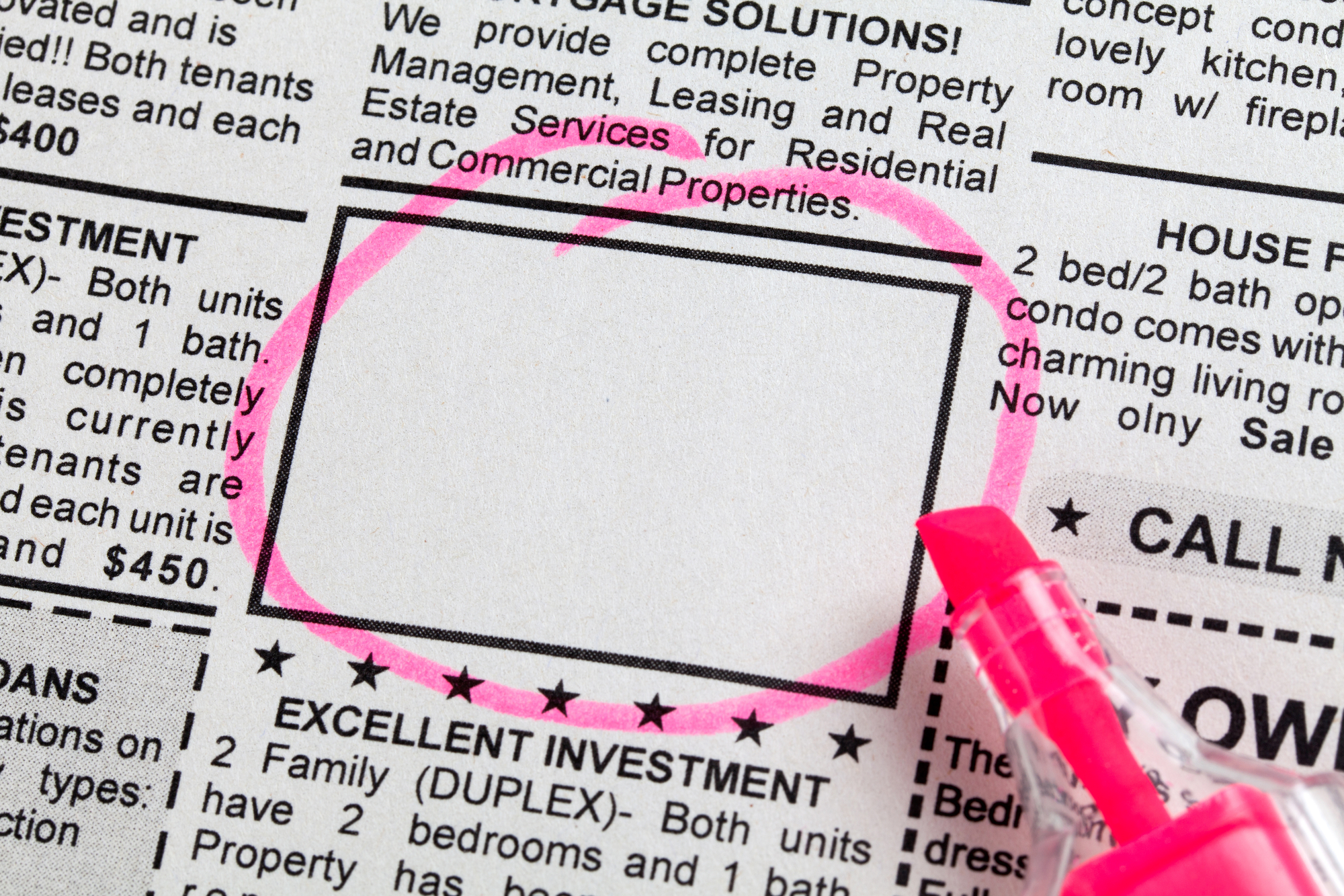 newspaper ads