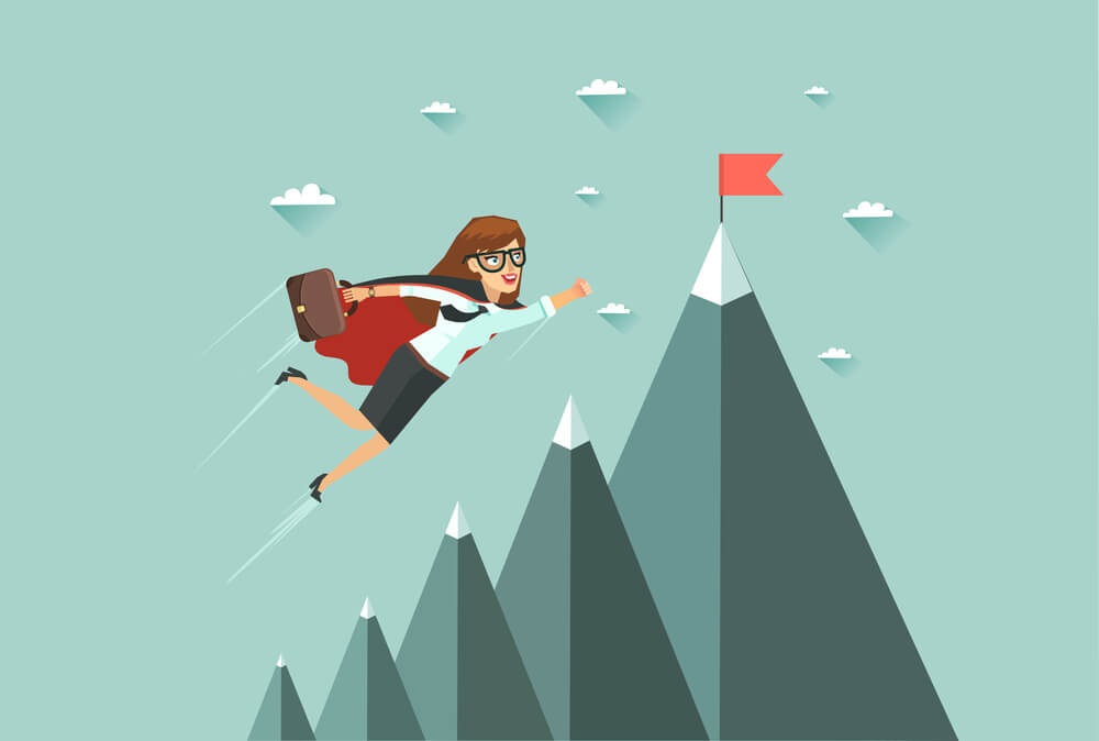 Content marketer setting goals for blogging and Fort Lauderdale SEO.