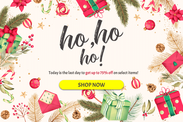 Example of holiday pop-up incorporated in a website design in Miami.