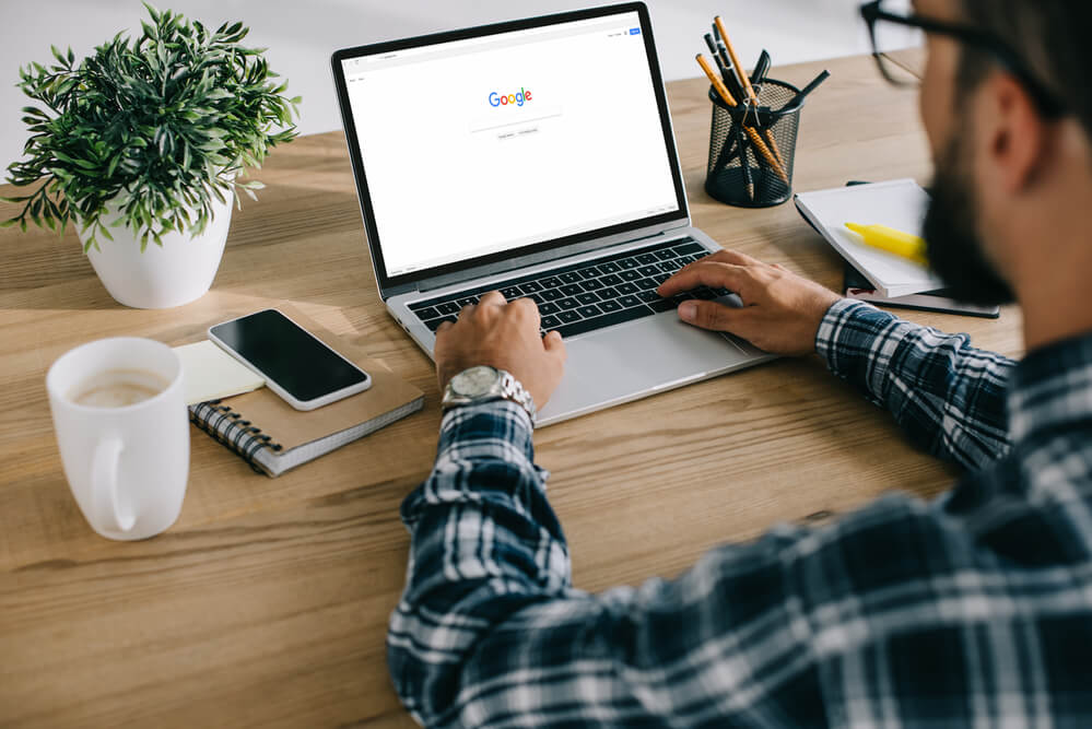 Marketer optimizing YouTube channel for SEO in Fort Lauderdale.