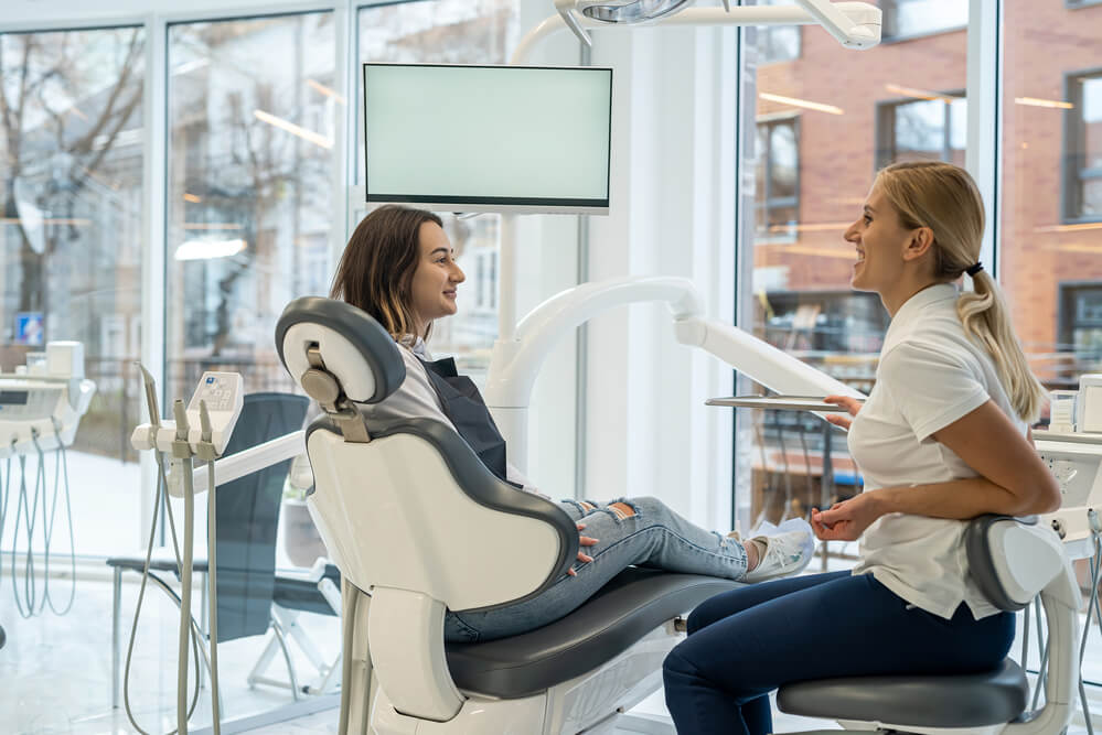 Providing follow-up instructions with dental patient communication software.