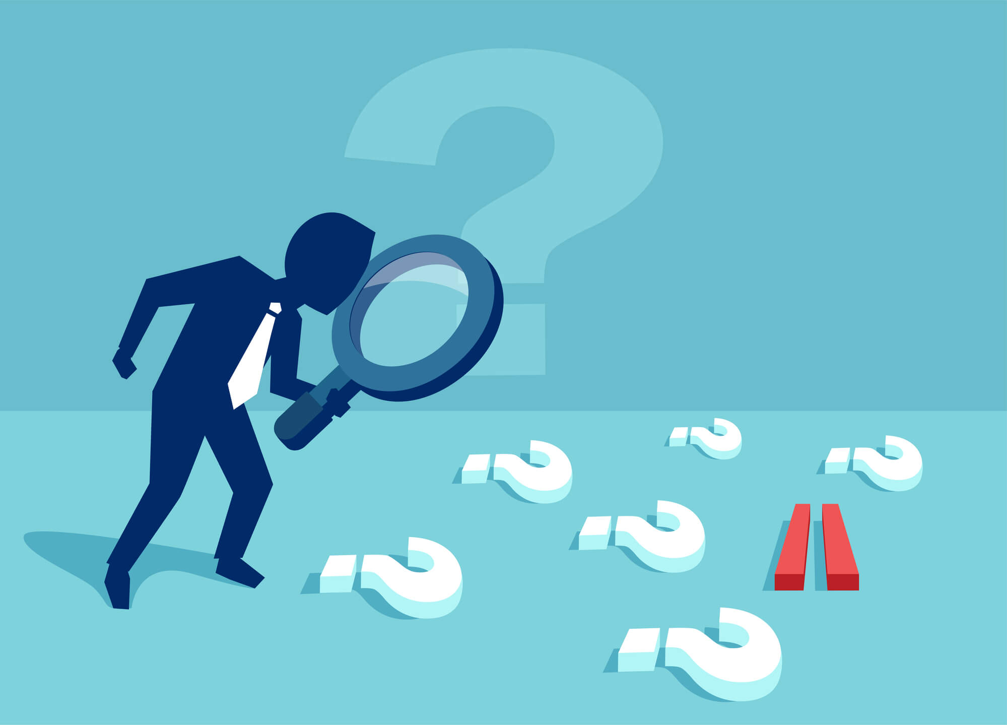 businessman-with-magnifying-glass-looking-at-question-marks