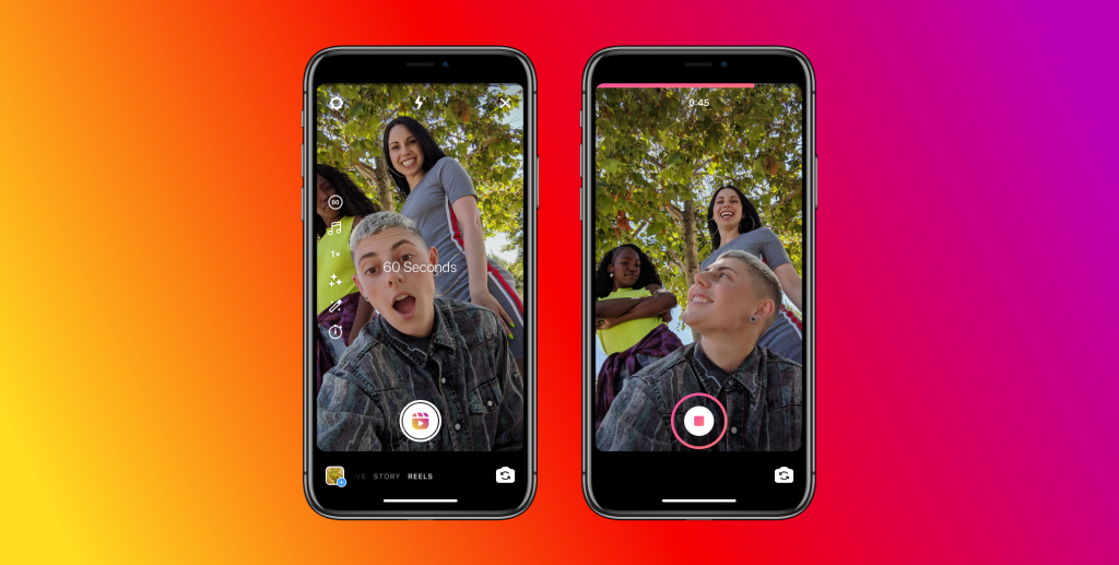 Instagram Reels interface