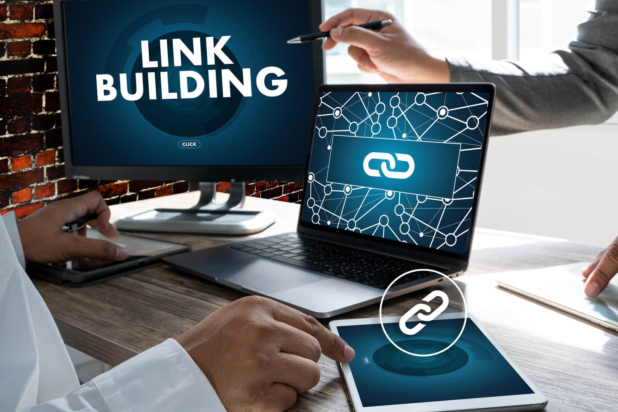 link building across different devices
