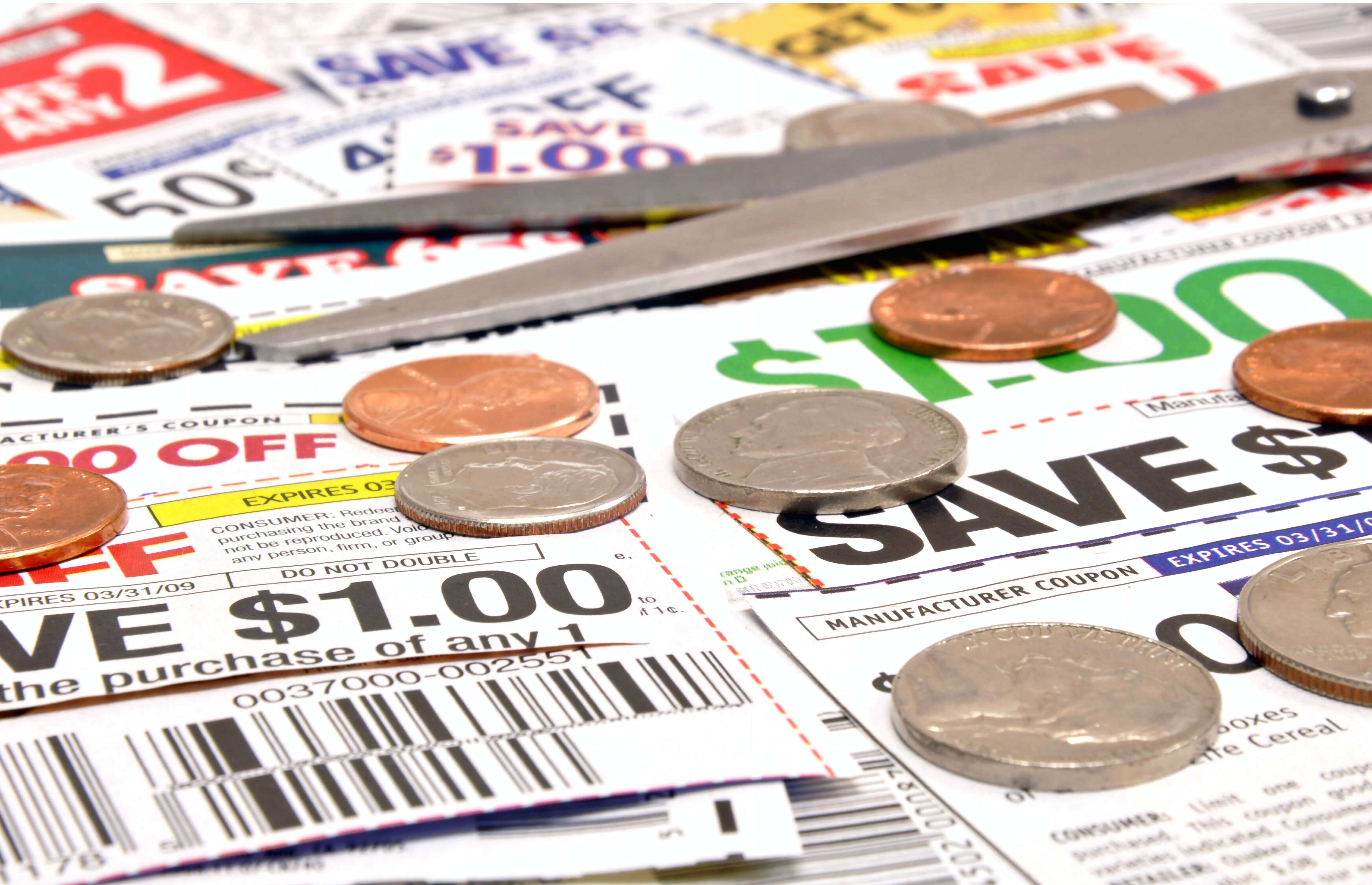 coupons and coins