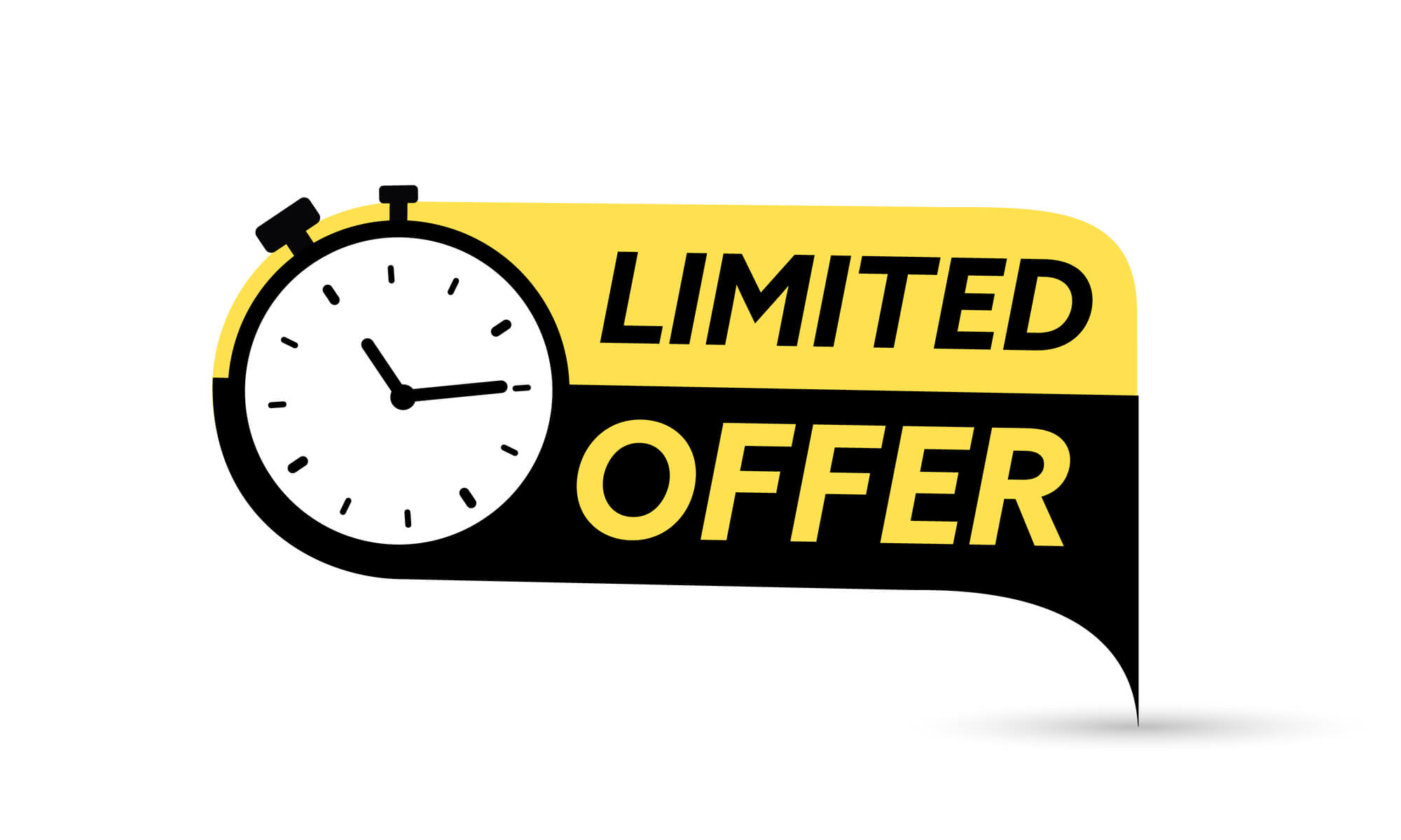 limited time offer banner