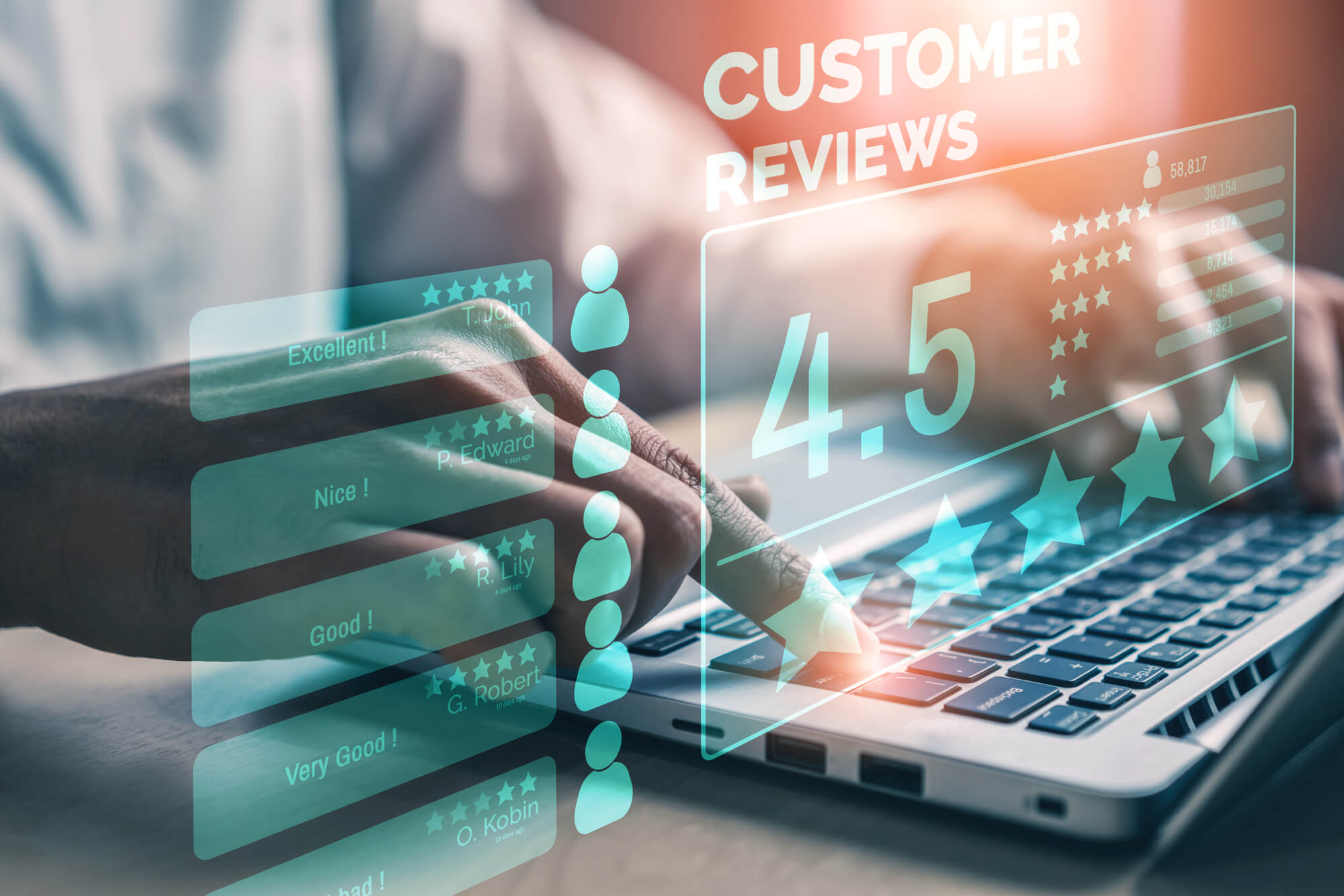 customer reviews and feedback