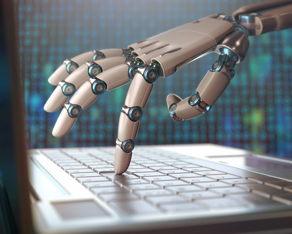 Insta-bots following accounts on Instagram. 