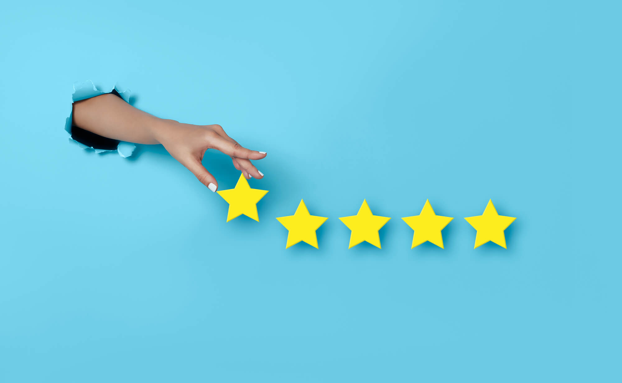five gold stars