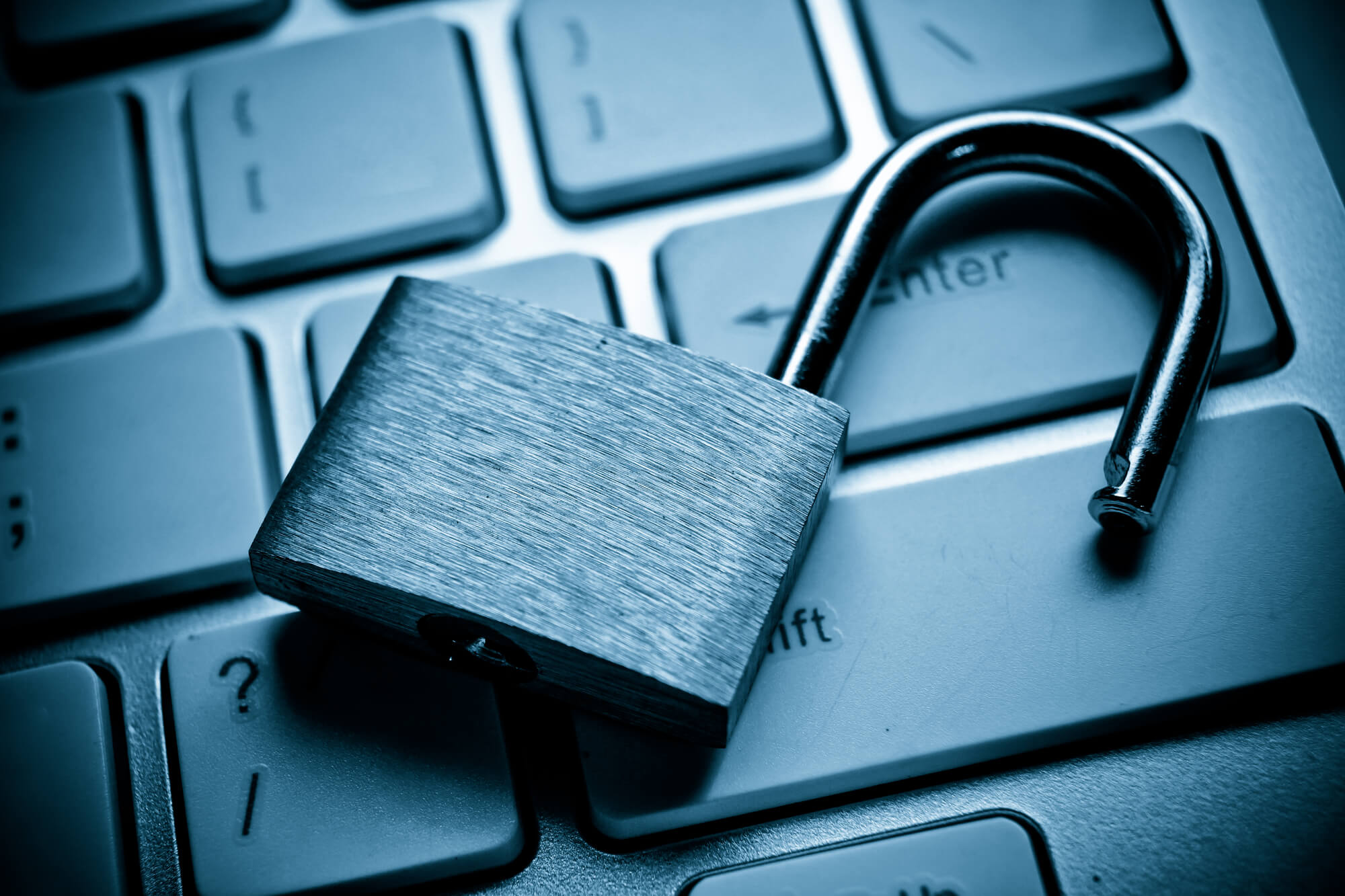 lock on top of keyboard