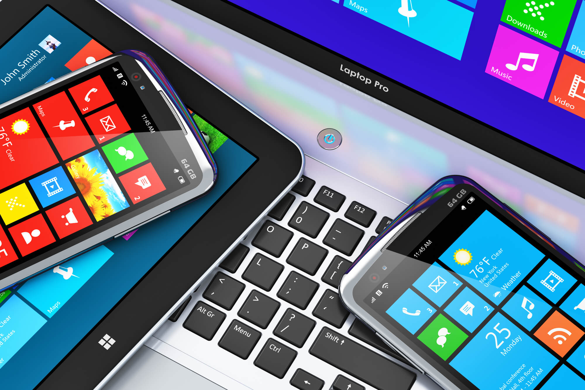 different-mobile-devices
