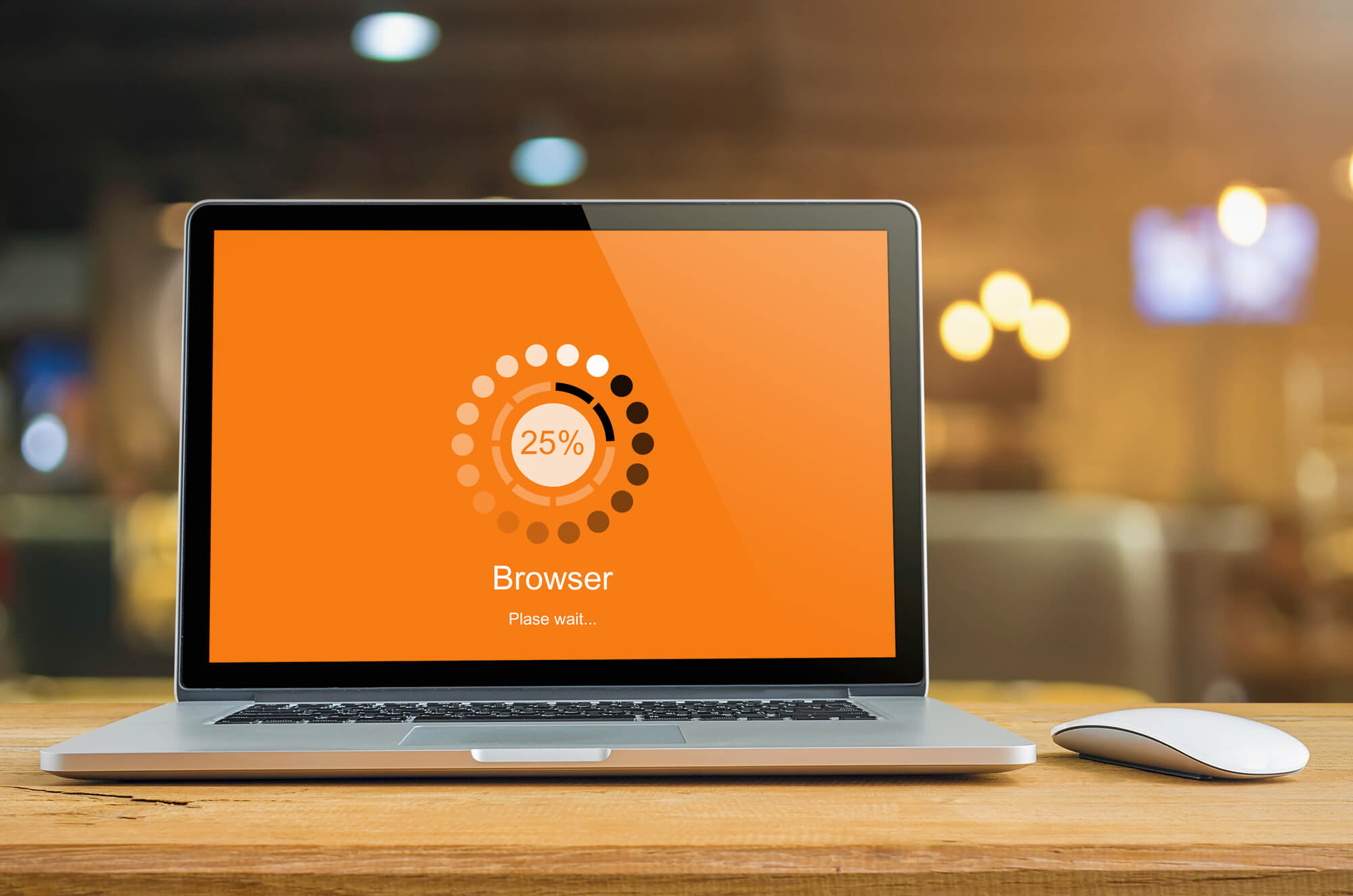 browser content updates from laptop