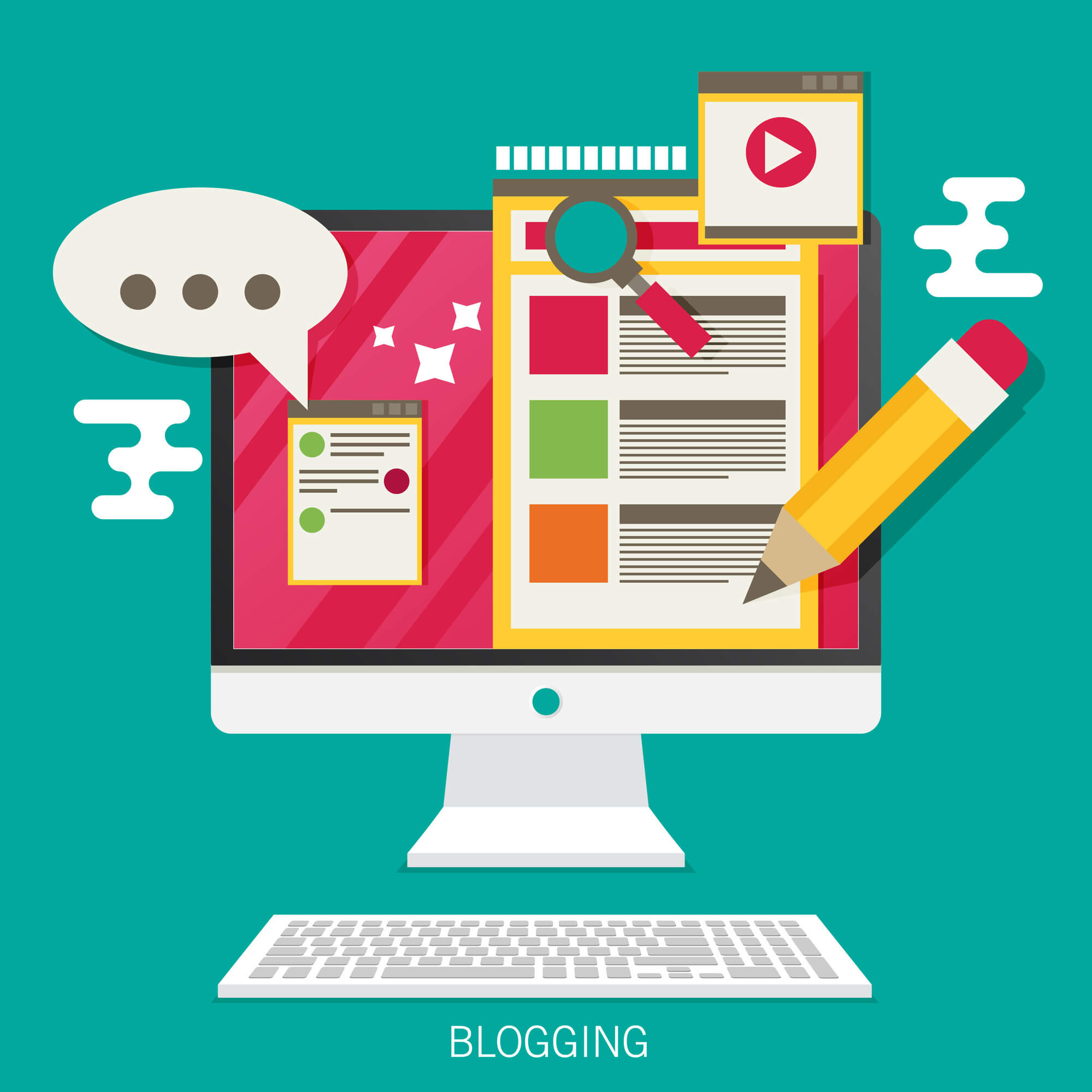 computer-with-blogging-activity