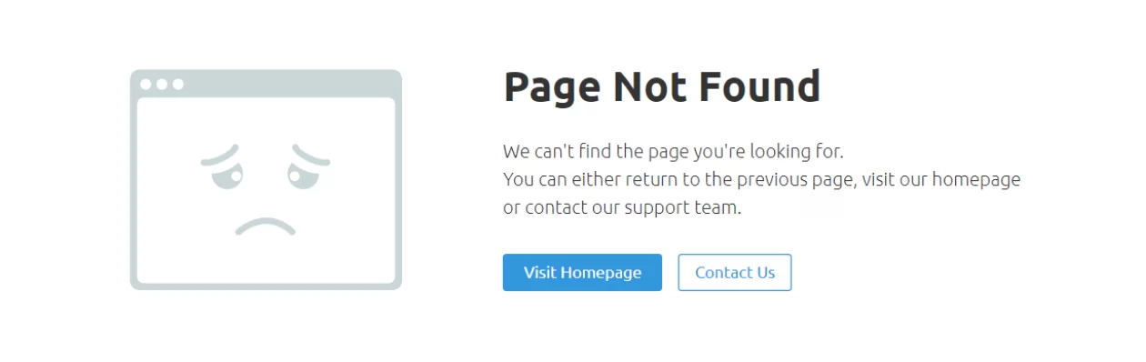 404 error