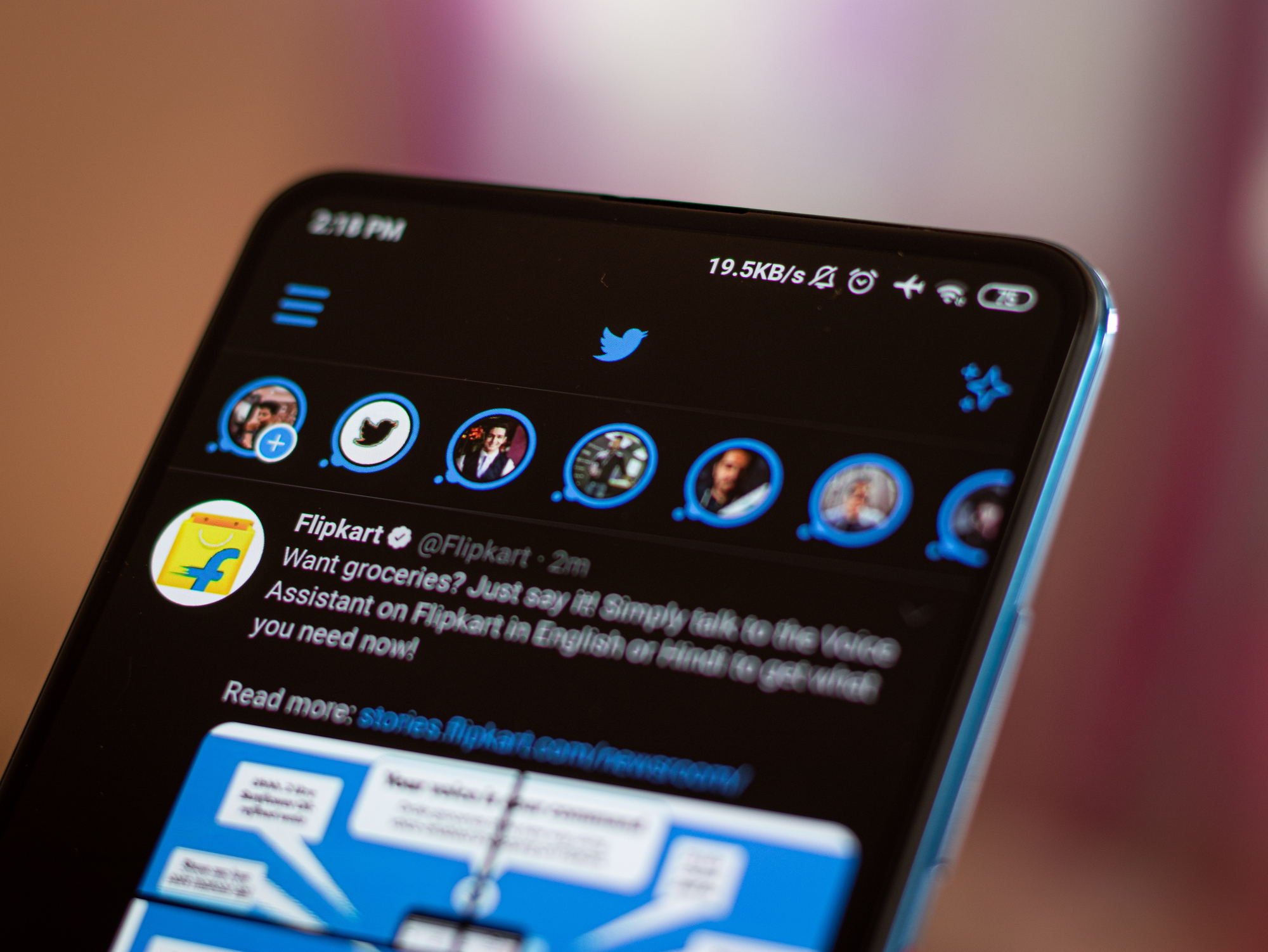 twitter news feed