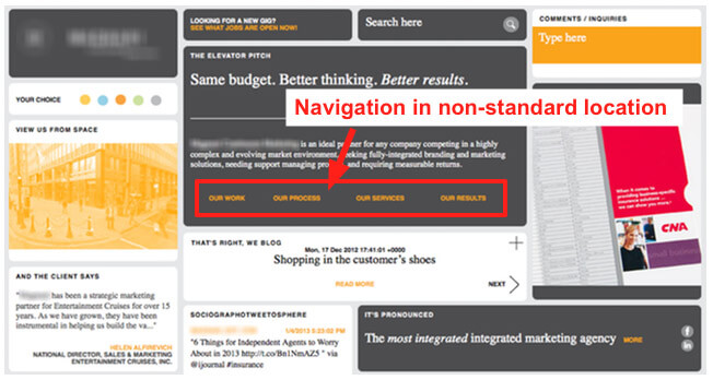 non-standard-navigation-location