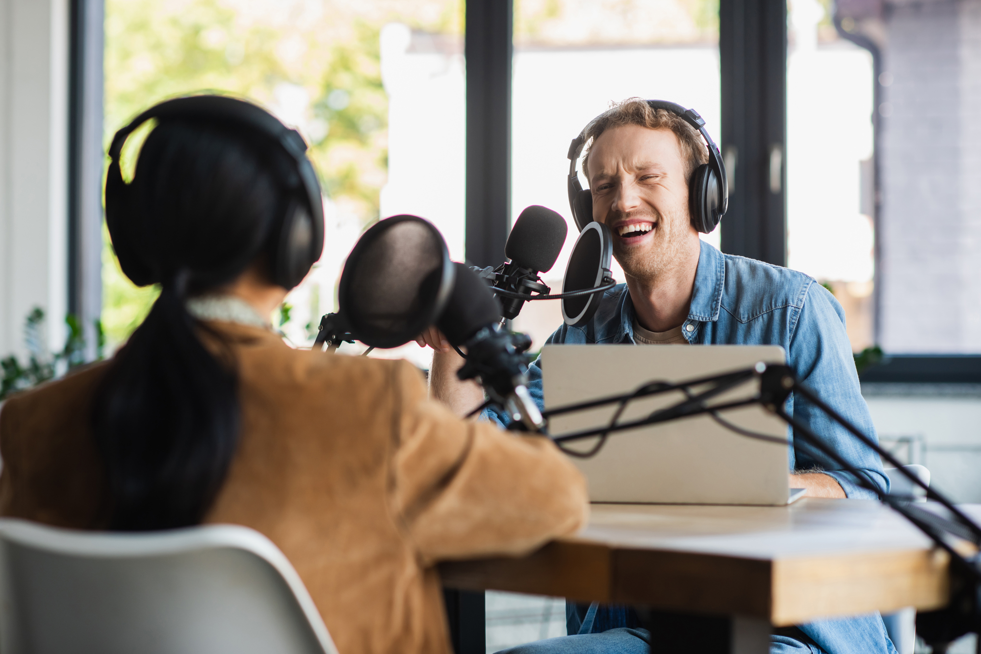 influencers talking on the radio