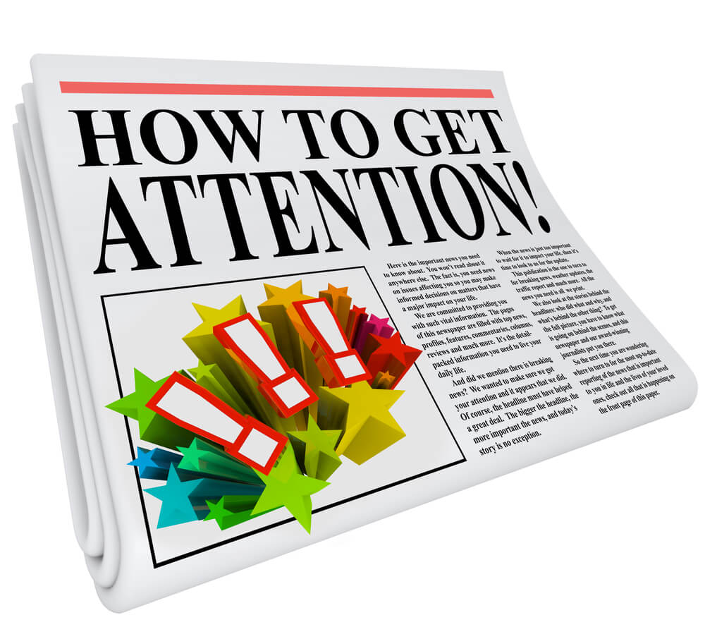 Writing compelling headlines to get their attention.