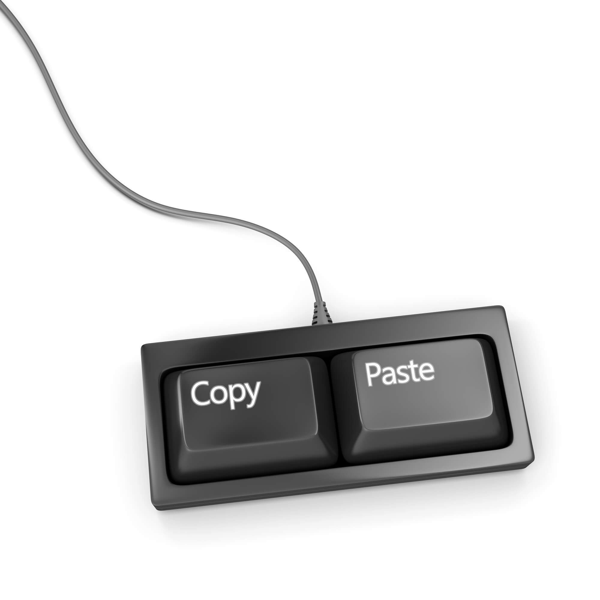 copy-paste buttons
