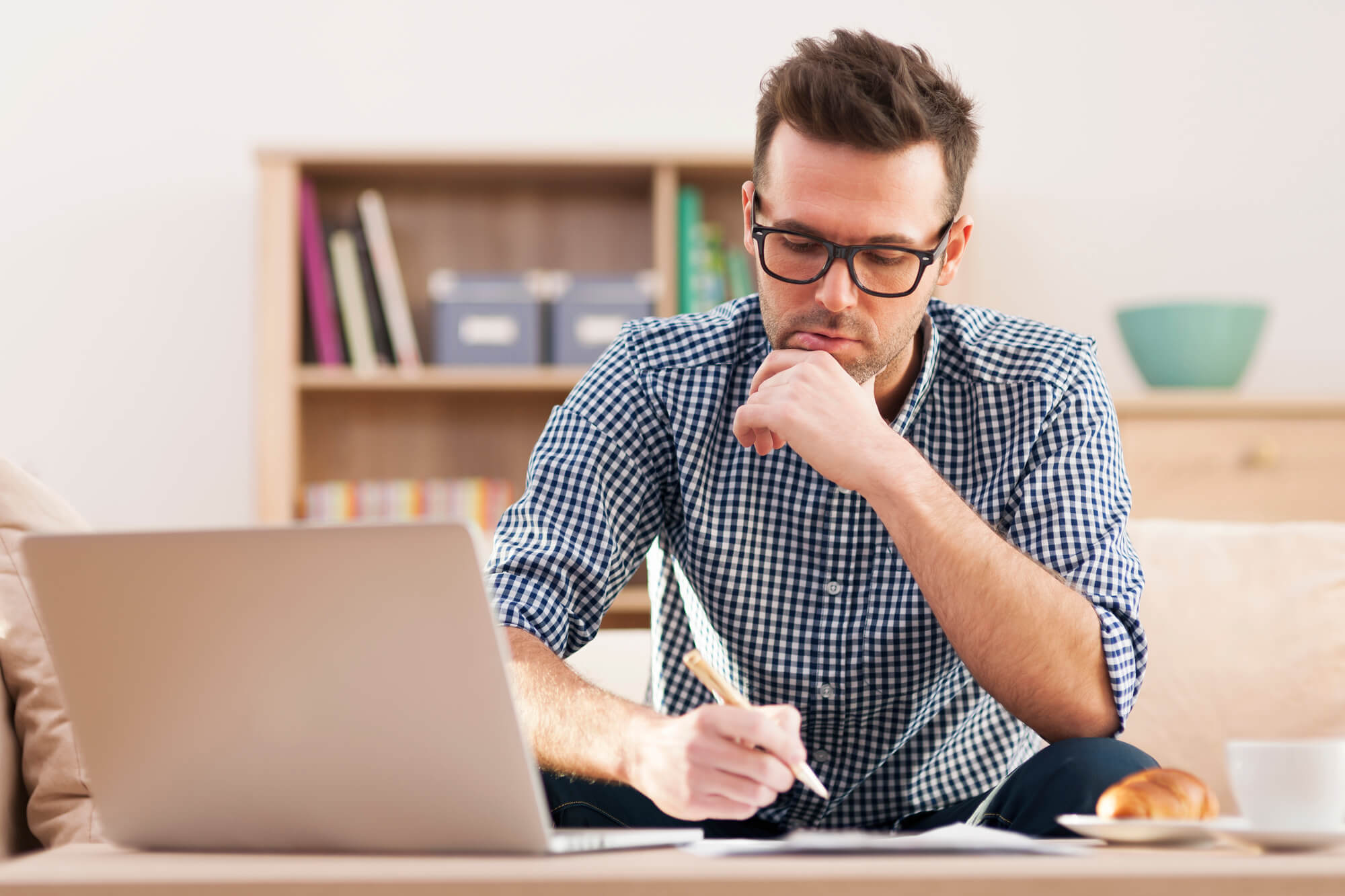employee working on computer coding