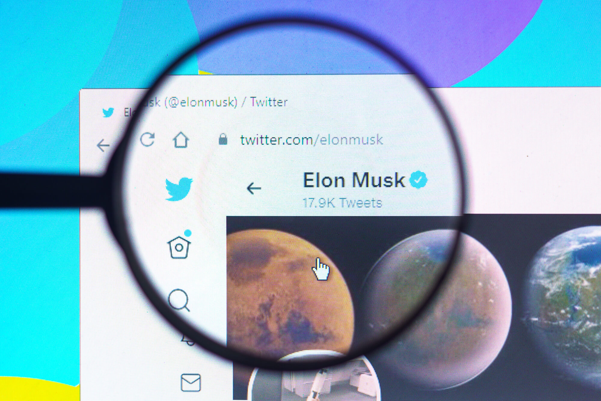 Elon Musk's Twitter profile