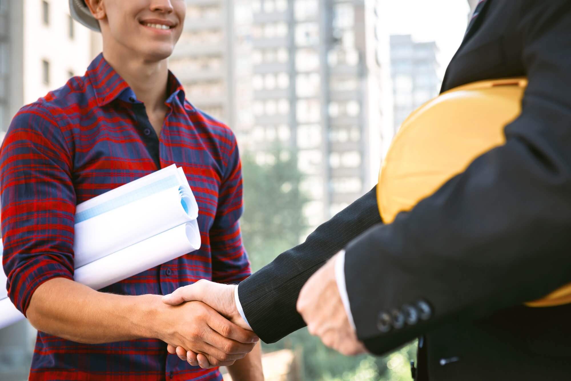 home contractors making a deal