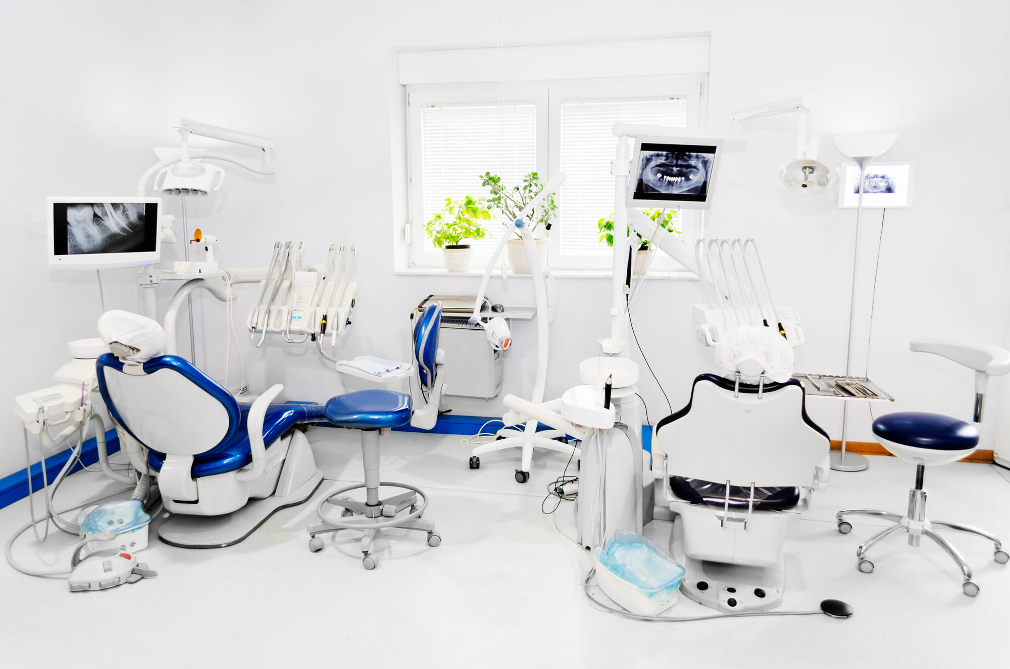 dental office with two chairs
