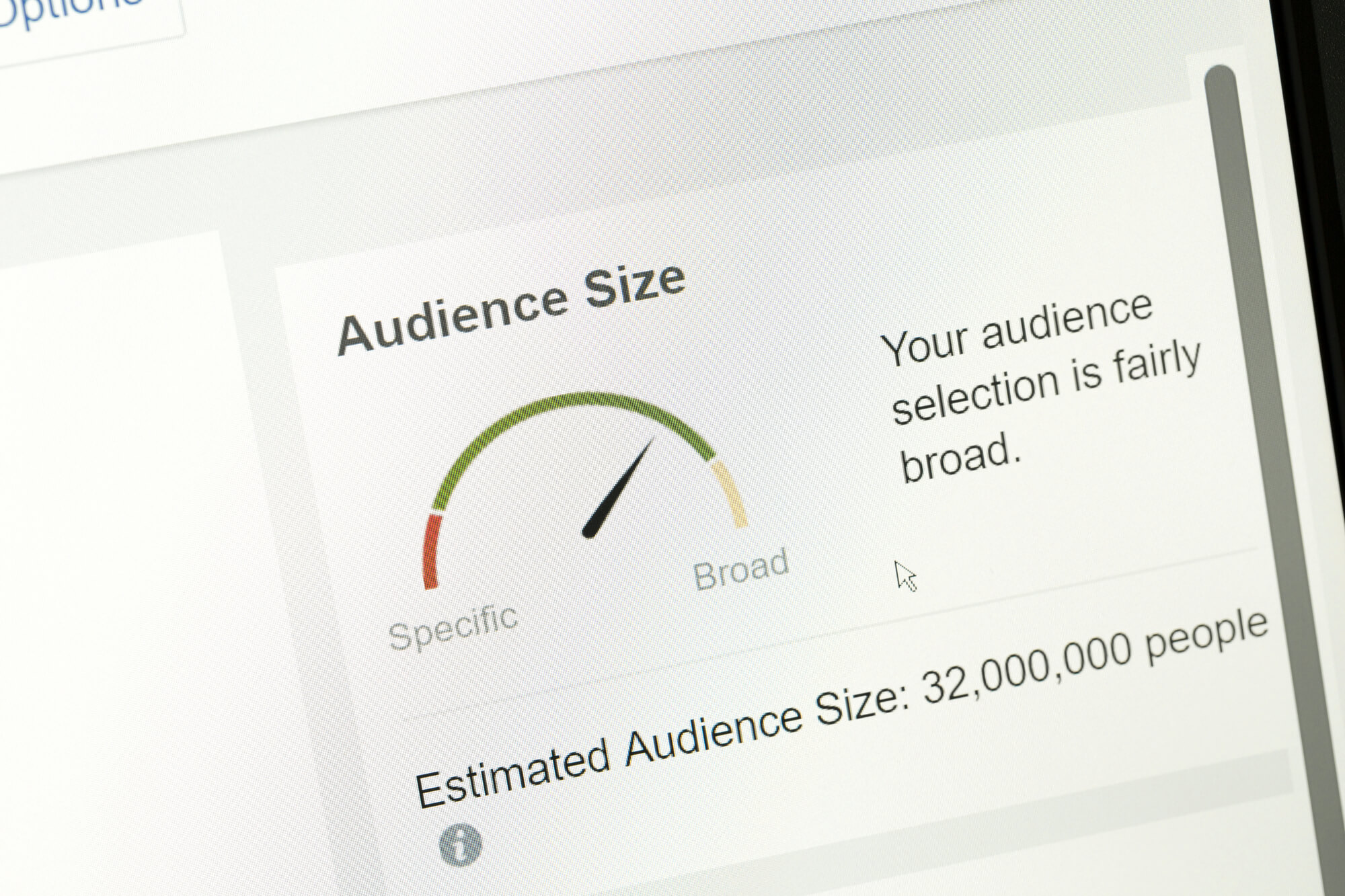 dental ppc audience size tracker