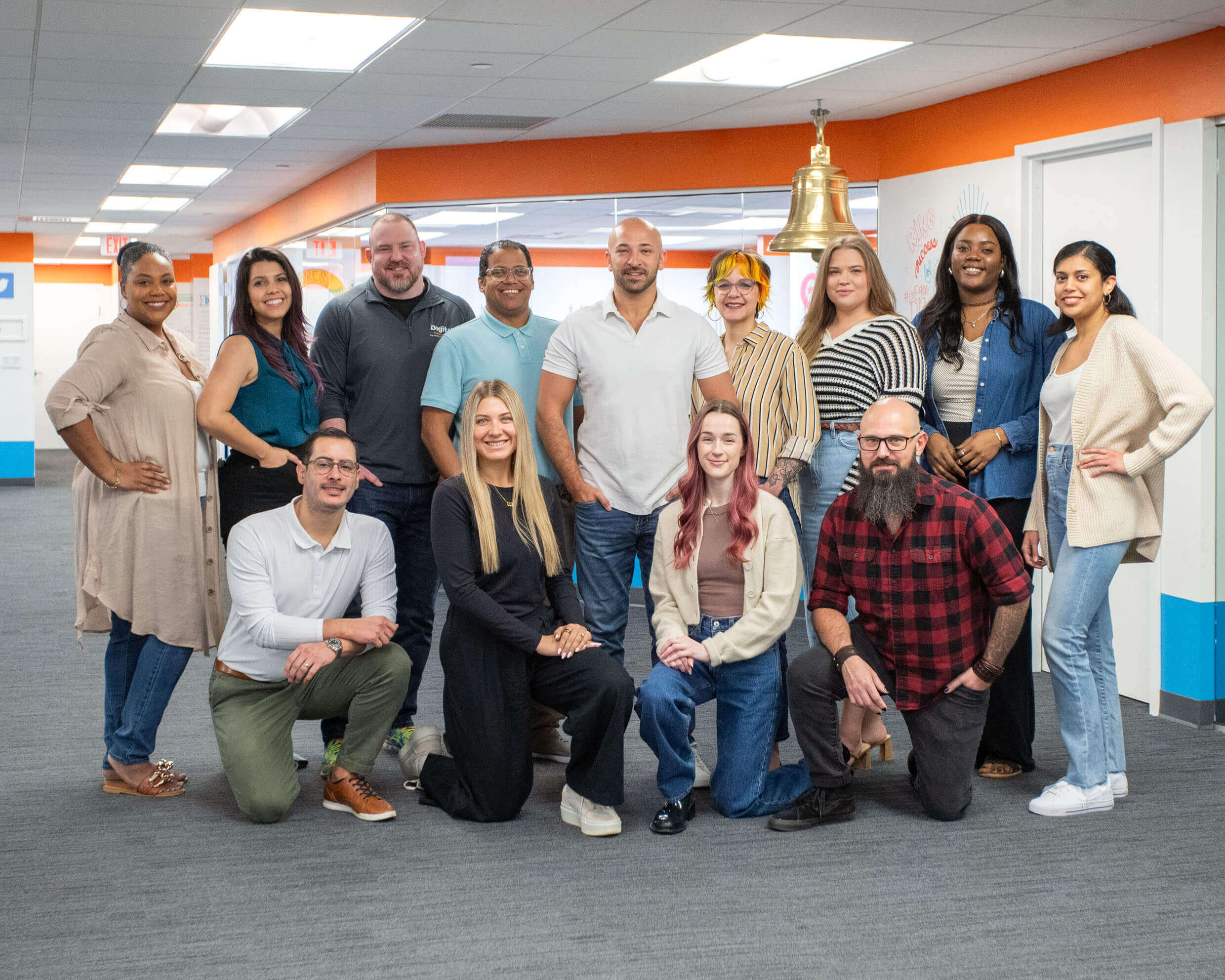 digital resource leaders posing formally 