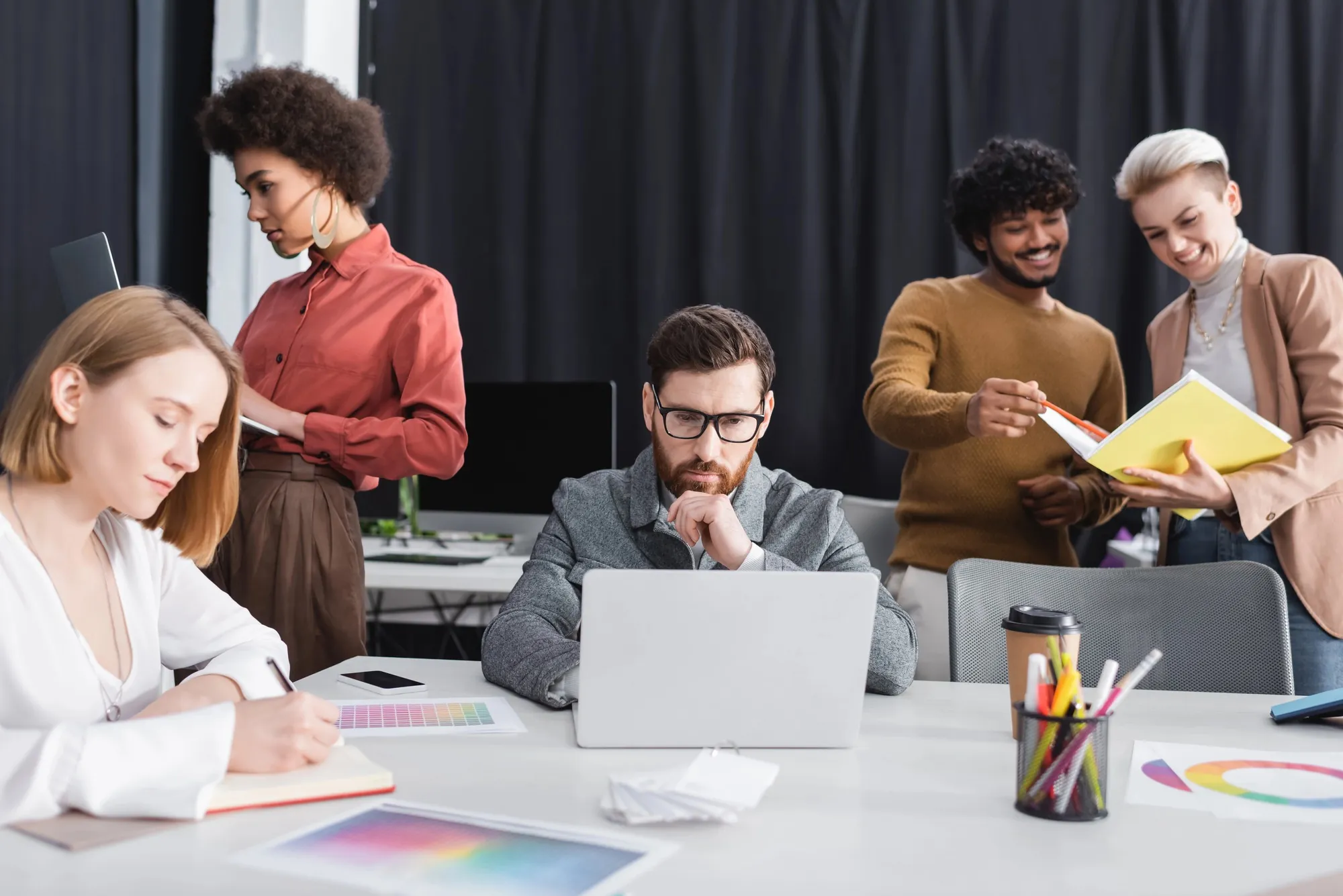 ai seo pricing marketing team collaboration office