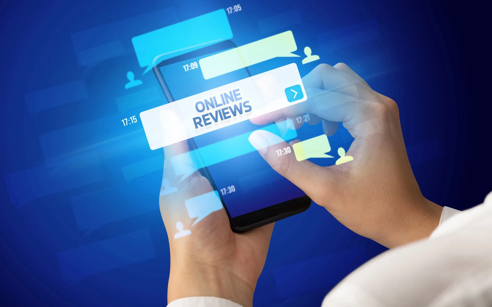 Online reputation management tracking online reviews and customer feedback through digital platforms