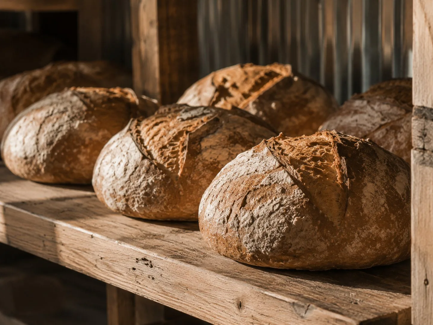 Freshly baked bread