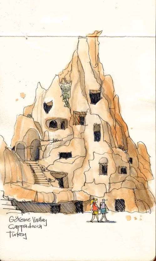 cappadocia drawing