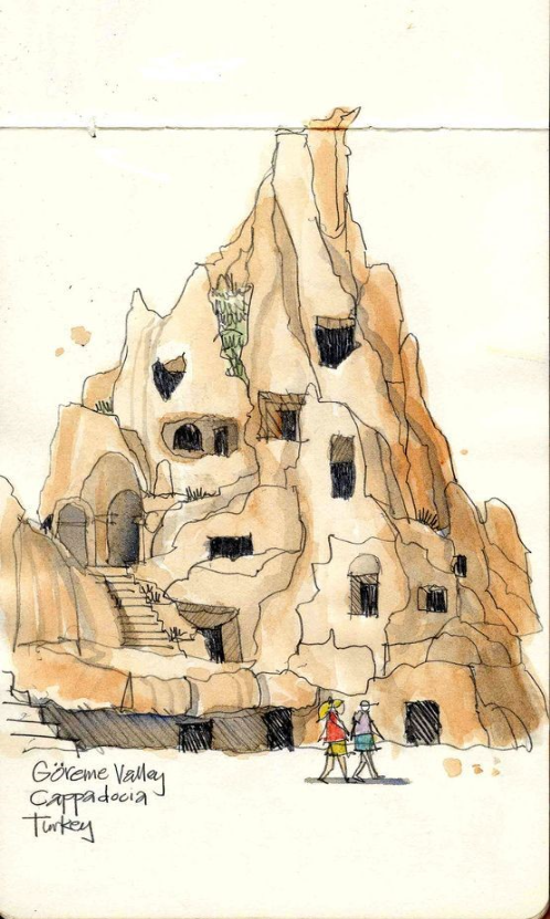 cappadocia drawing