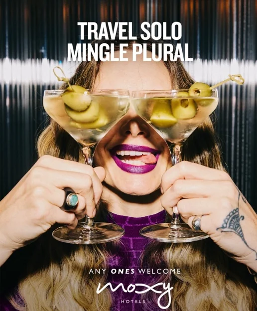 Moxy Hotels campaign visual