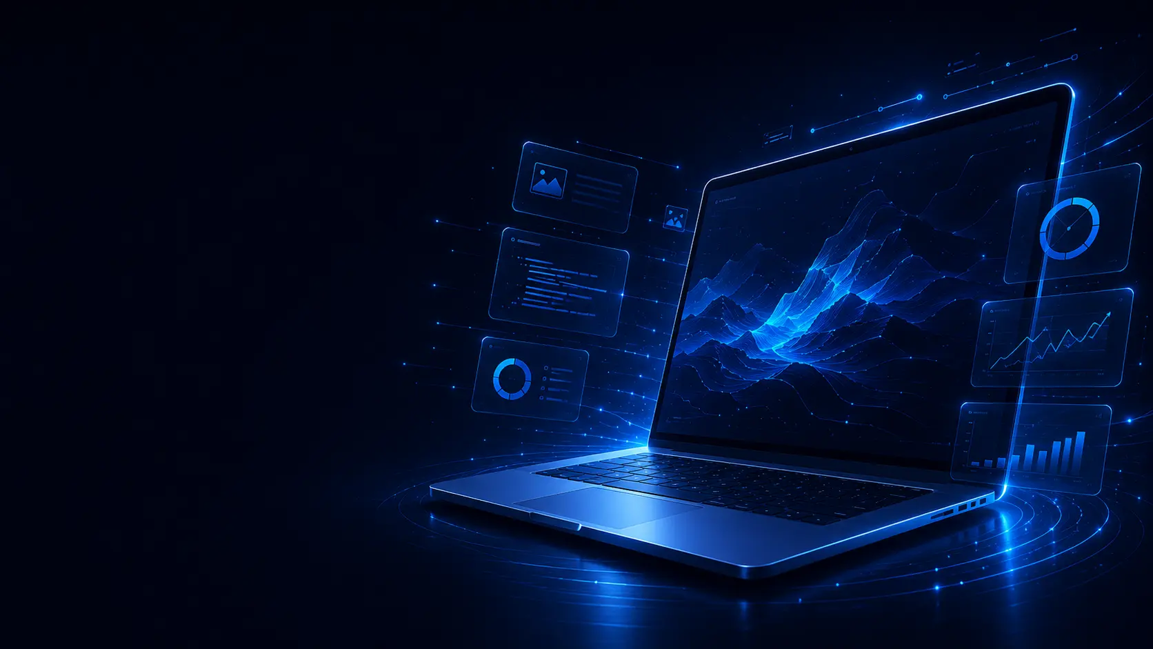 Website design and development concept illustration