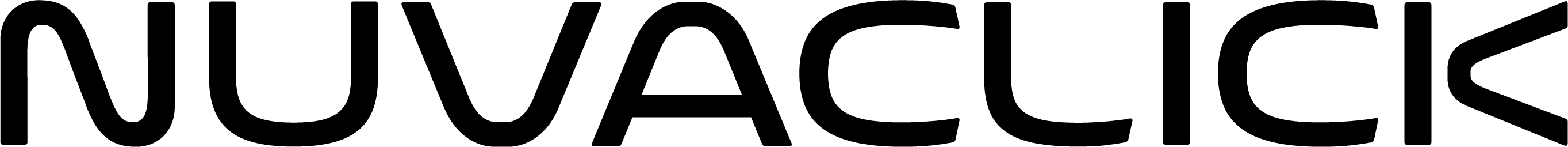 Nuvaclick wordmark logo typography