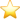 Simple yellow five-pointed star icon with a slight shadow on a white background.